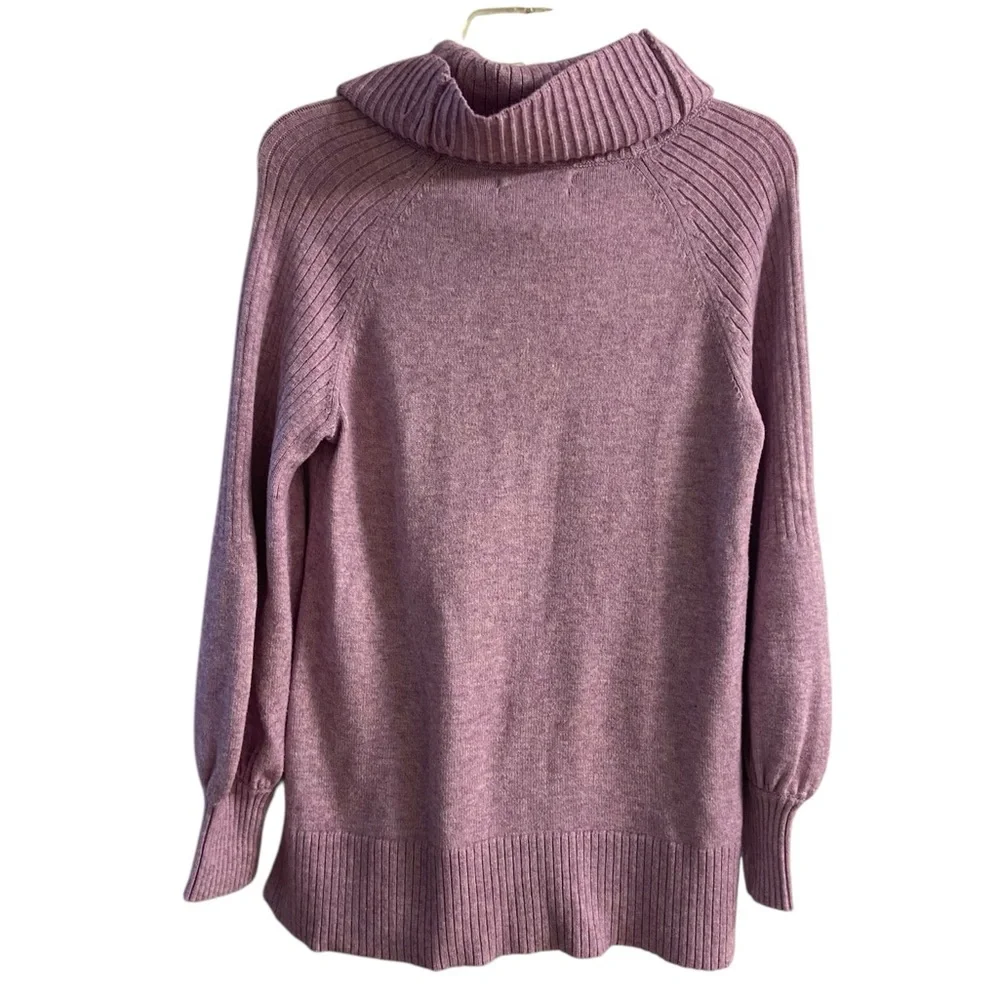 Anthropologie Paloma cowl neck sweater lavender relaxed fit Small - Picture 3 of 7